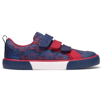 Clarks Foxing Tri K, Zapatillas Unisex niños, Azul Marino Rojo, 9 UK Child Clarks Foxing Tri K, Zapatillas Unisex niños, Azul Marino Rojo, 9 UK Child