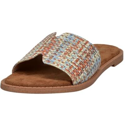 bugatti 435-ai292, Pantuflas Mujer, Azul Claro Multicolor, 37 EU bugatti 435-ai292, Pantuflas Mujer, Azul Claro Multicolor, 37 EU