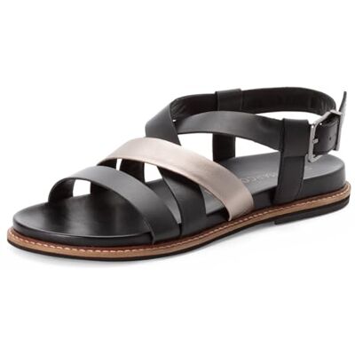 MARCO TOZZI Sandale , Sandalia Mujer, Negro, 38 EU MARCO TOZZI Sandale , Sandalia Mujer, Negro, 38 EU