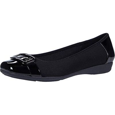 Anne Klein Ulivera Bailarinas para Mujer, Negro, 39.5 EU Anne Klein Ulivera Bailarinas para Mujer, Negro, 39.5 EU