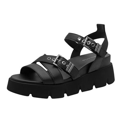 Tamaris Damen , Sandalia Mujer, Negro, 36 EU Tamaris Damen , Sandalia Mujer, Negro, 36 EU