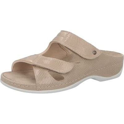 Berkemann Janna, Pantuflas Mujer, Beige Shiny, 41.5 EU Berkemann Janna, Pantuflas Mujer, Beige Shiny, 41.5 EU