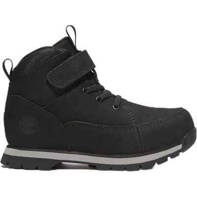 Timberland Unisex Kinder Euro Rock (Junior) Chukka/Mid, negro, nobuck, 22 EU Timberland Unisex Kinder Euro Rock (Junior) Chukka/Mid, negro, nobuck, 22 EU