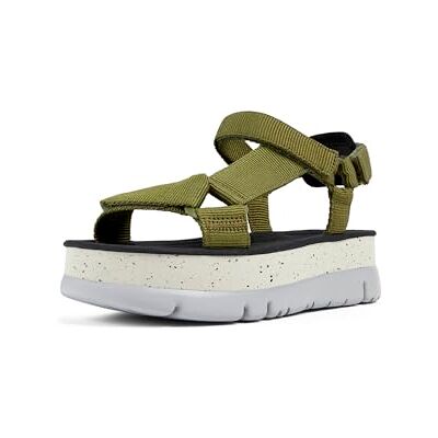 Camper Women's Oruga Up Sandal, Medium Green 020, 38 EU Camper Women's Oruga Up Sandal, Medium Green 020, 38 EU