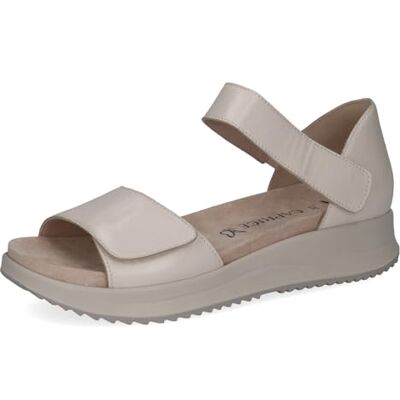 CAPRICE Sandalia plana para mujer , color blanco roto, talla 42 EU CAPRICE Sandalia plana para mujer , color blanco roto, talla 42 EU