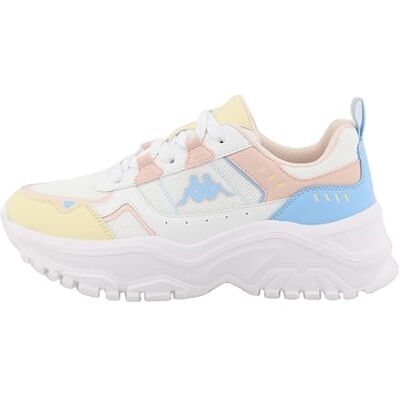 Kappa Supremo , Zapatillas Mujer, Blanco Multicolor, 37 EU Kappa Supremo , Zapatillas Mujer, Blanco Multicolor, 37 EU
