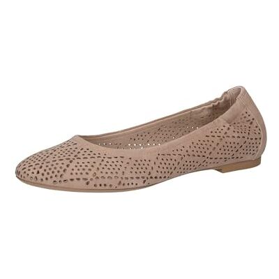 CAPRICE Bark Suede Bailarinas para Mujer, Talla 40,5 EU, Corteza Suede, 40.5 EU CAPRICE Bark Suede Bailarinas para Mujer, Talla 40,5 EU, Corteza Suede, 40.5 EU