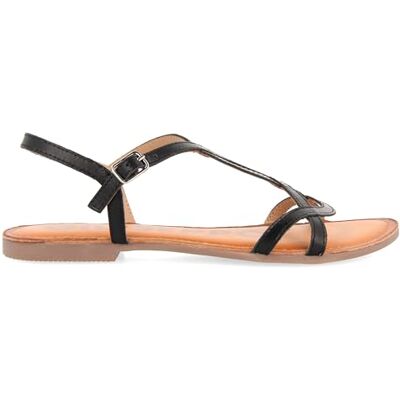 GIOSEPPO Sandalias de Tiras Finas Negras para Mujer NAVASSA GIOSEPPO Sandalias de Tiras Finas Negras para Mujer NAVASSA