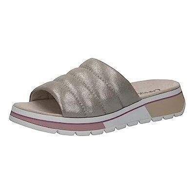 CAPRICE , Sandalias planas Mujer, Stone Metallic, 39 EU CAPRICE , Sandalias planas Mujer, Stone Metallic, 39 EU