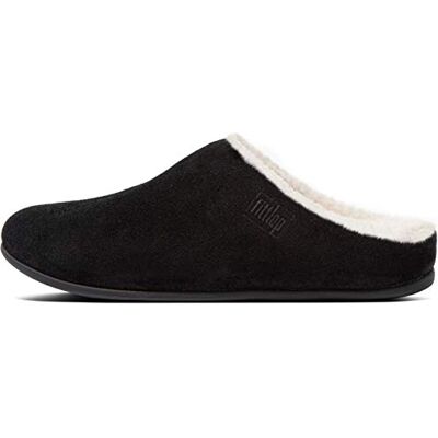 Fitflop N28 Mujer Pantuflas, Negro (Black 001), 43 EU Fitflop N28 Mujer Pantuflas, Negro (Black 001), 43 EU