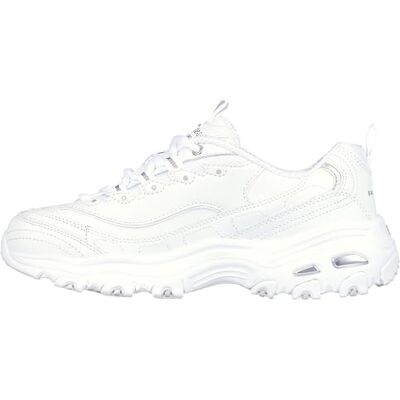 Skechers 11931EW, Zapatillas para Mujer, Blanco (White/Silver), 38 EU Skechers 11931EW, Zapatillas para Mujer, Blanco (White/Silver), 38 EU