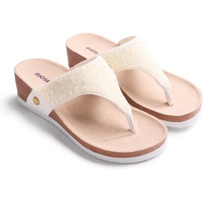 GIOSEPPO ORRINGTON, Talón Abierto Mujer, Off-White, 38 EU GIOSEPPO ORRINGTON, Talón Abierto Mujer, Off-White, 38 EU