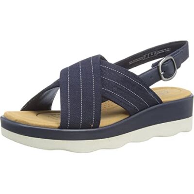 Clarks Clara Cove, Sandalia, para Mujer, Azul (Navy), 39 EU Clarks Clara Cove, Sandalia, para Mujer, Azul (Navy), 39 EU