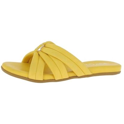 Andrea Conti Damen Pantolette, Mocasín Plano Mujer, Amarillo limón, 37 EU Andrea Conti Damen Pantolette, Mocasín Plano Mujer, Amarillo limón, 37 EU