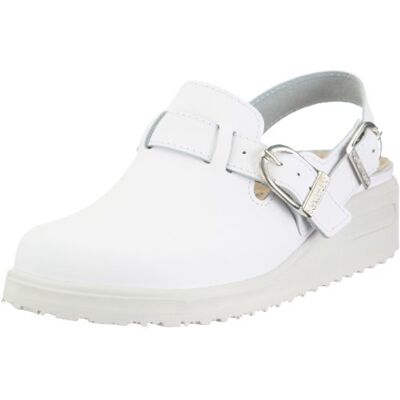 Berkemann Tec-Pro Telis 09106-100 Zuecos de Cuero para Hombre, Color Blanco, Talla 42 2/3 Berkemann Tec-Pro Telis 09106-100 Zuecos de Cuero para Hombre, Color Blanco, Talla 42 2/3
