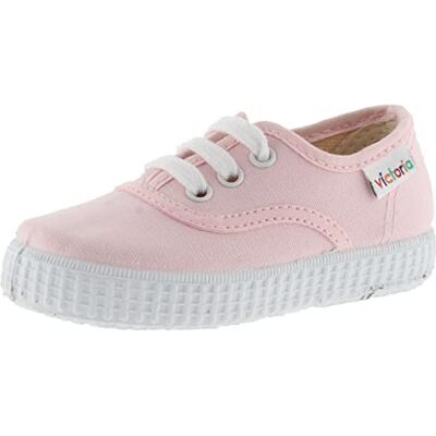 victoria Zapatillas Unisex 1915 Lona & Cordones Blancos 106613 para Niños Rosa 18 victoria Zapatillas Unisex 1915 Lona & Cordones Blancos 106613 para Niños Rosa 18