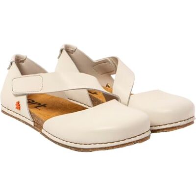 ART Creta, Sandalias planas Mujer, Nappa Cream, 36 EU ART Creta, Sandalias planas Mujer, Nappa Cream, 36 EU