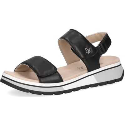 CAPRICE Mujer Sandalias, Tejido Suave de Color Negro., 38 EU CAPRICE Mujer Sandalias, Tejido Suave de Color Negro., 38 EU