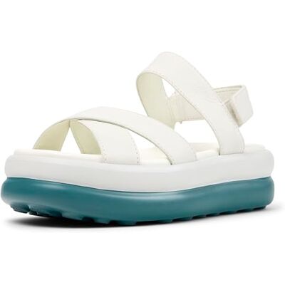 Camper Sandalia Pelotas Flota Up para mujer, color blanco natural 41 UE Camper Sandalia Pelotas Flota Up para mujer, color blanco natural 41 UE
