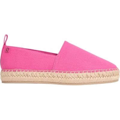 Calvin Alpargata Oblicua de Lona HW0HW02931 para Mujer, Color Rosa (milenrama Rosa), 5 Calvin Alpargata Oblicua de Lona HW0HW02931 para Mujer, Color Rosa (milenrama Rosa), 5