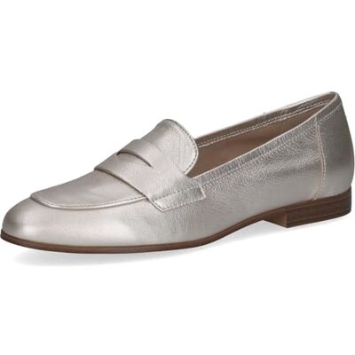 CAPRICE Damen , Mocasín Mujer, Platino Metal, 38.5 EU CAPRICE Damen , Mocasín Mujer, Platino Metal, 38.5 EU