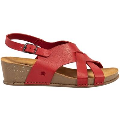 ART I Live, Sandalias con cuña Mujer, Red, 42 EU ART I Live, Sandalias con cuña Mujer, Red, 42 EU
