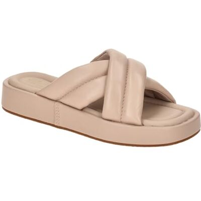 Clarks Alda Glide, Sandalias deslizantes De las mujeres, Light Pink Lea, Clarks Alda Glide, Sandalias deslizantes De las mujeres, Light Pink Lea,