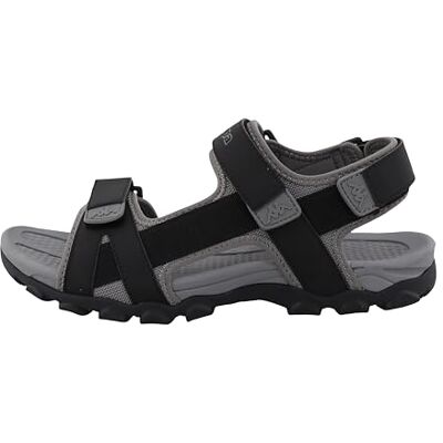 Kappa Supremo , Sandalias Planas Hombre, Negro, 44 EU Kappa Supremo , Sandalias Planas Hombre, Negro, 44 EU