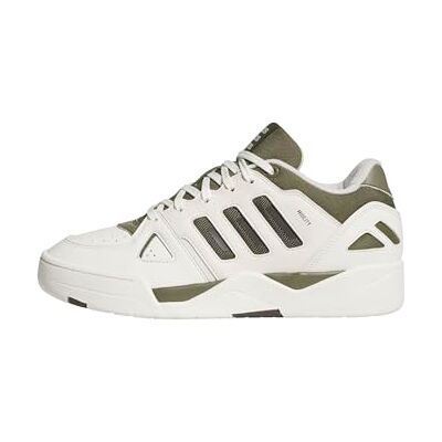 Adidas Hombre Midcity Low Shoes, Off White/Olive strata/Shadow Olive, 47 1/3 EU Adidas Hombre Midcity Low Shoes, Off White/Olive strata/Shadow Olive, 47 1/3 EU