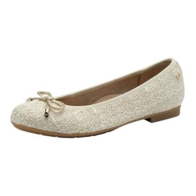 Tamaris , Bailarinas Mujer, Beige Dorado, 42 EU Tamaris , Bailarinas Mujer, Beige Dorado, 42 EU