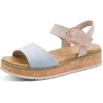 MARCO TOZZI Sandalias para mujer , LT.Blue Comb, 37 EU MARCO TOZZI Sandalias para mujer , LT.Blue Comb, 37 EU