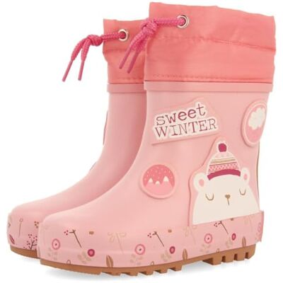 GIOSEPPO Bota de Agua Baby Niña EMOD Rosa Talla 22 GIOSEPPO Bota de Agua Baby Niña EMOD Rosa Talla 22