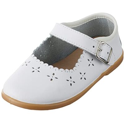 Conguitos Lirio, Mocasn Plano Niñas, Blanco, 21 EU Conguitos Lirio, Mocasn Plano Niñas, Blanco, 21 EU