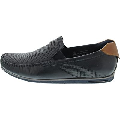 bugatti 321-a2x6g, Mocasín Hombre, Azul Oscuro, 46 EU bugatti 321-a2x6g, Mocasín Hombre, Azul Oscuro, 46 EU