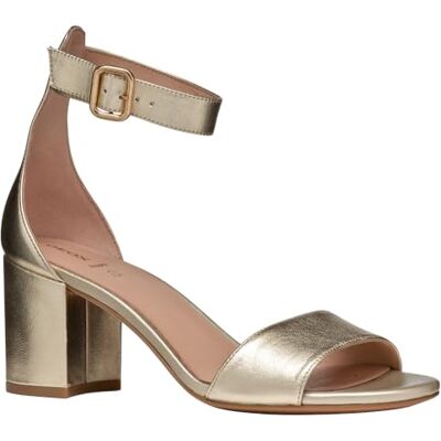 Geox D VIRNILISA 65 S A, Sandalia Tacón Mujer, Lt Gold, Geox D VIRNILISA 65 S A, Sandalia Tacón Mujer, Lt Gold,