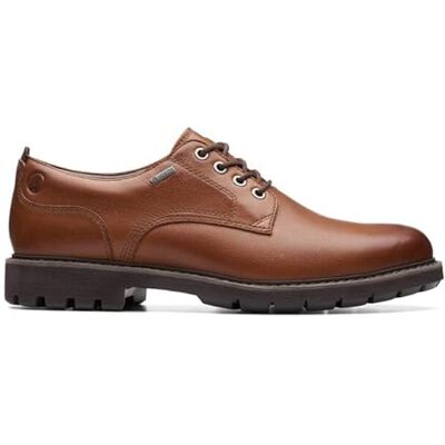 Clarks BatcombetiegtxOxford para Hombre, Piel Negra, 42 EU Clarks BatcombetiegtxOxford para Hombre, Piel Negra, 42 EU
