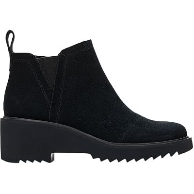 TOMS Botines Maudepara mujer, Gamuza negra y negra, 36.5 EU TOMS Botines Maudepara mujer, Gamuza negra y negra, 36.5 EU