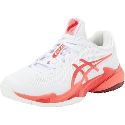ASICS Court FF 3 Novak, Sneaker Hombre, Blanco/Rojo ELÉCTRICO, 39 EU ASICS Court FF 3 Novak, Sneaker Hombre, Blanco/Rojo ELÉCTRICO, 39 EU