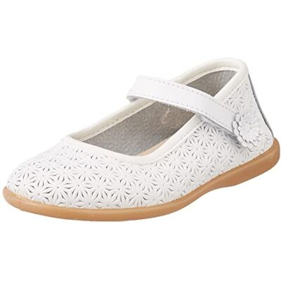 Conguitos Helix, Mocasn Plano Niñas, Blanco, 19 EU Conguitos Helix, Mocasn Plano Niñas, Blanco, 19 EU