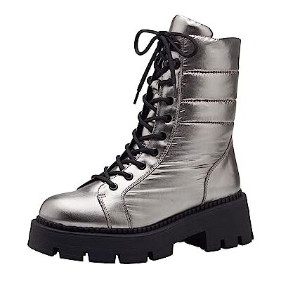 Tamaris Damen , Botas Cortas al Tobillo Mujer, Gris Peltre, 37 EU Tamaris Damen , Botas Cortas al Tobillo Mujer, Gris Peltre, 37 EU