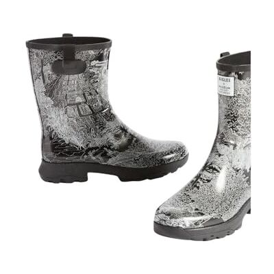 Aigle ALYA PRINT, Bota a la altura de la pantorrilla, BLANC PR1, Aigle ALYA PRINT, Bota a la altura de la pantorrilla, BLANC PR1,