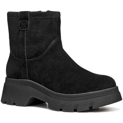 Geox D-PUETTE Botín para mujer, color negro, talla 39 EU, Negro, 39 EU Geox D-PUETTE Botín para mujer, color negro, talla 39 EU, Negro, 39 EU