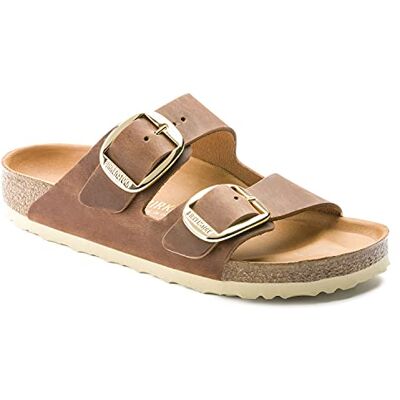 Birkenstock 1011073 Arizona Big Buckle cognac, Oiled Leather Mujer Cognac EU 36 Birkenstock 1011073 Arizona Big Buckle cognac, Oiled Leather Mujer Cognac EU 36