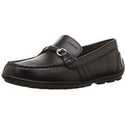 Geox J New Fast Boy C, Mocasines para Niño, Negro (Black), 37 EU Geox J New Fast Boy C, Mocasines para Niño, Negro (Black), 37 EU