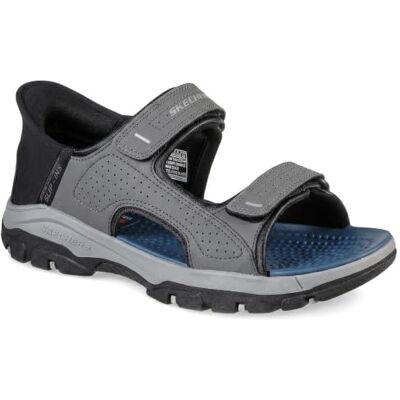 Skechers Sandalia Tresmen-Reece para hombre, Carac, 47.5 EU Ancho Skechers Sandalia Tresmen-Reece para hombre, Carac, 47.5 EU Ancho