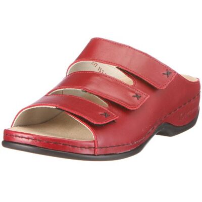 Berkemann Melbourne Franziska 1007 Zuecos para Mujer, Color Rojo, Talla 38 2/3 Berkemann Melbourne Franziska 1007 Zuecos para Mujer, Color Rojo, Talla 38 2/3