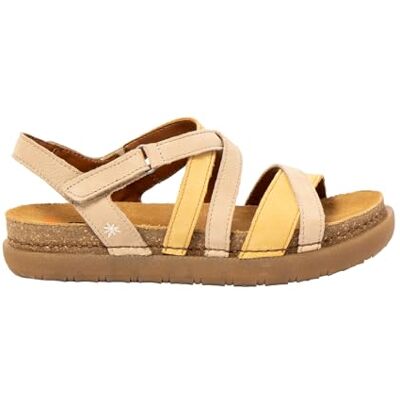 ART Rhodes, Sandalias Planas Mujer, Cream-Honey, 39 EU ART Rhodes, Sandalias Planas Mujer, Cream-Honey, 39 EU
