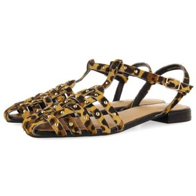 GIOSEPPO Sandalias CANGREJERAS Piel Leopardo Hatfield GIOSEPPO Sandalias CANGREJERAS Piel Leopardo Hatfield