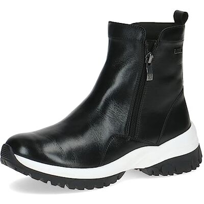 CAPRICE , Botines planos con cordones para Mujer, Negro (Black Nappa), 39 EU CAPRICE , Botines planos con cordones para Mujer, Negro (Black Nappa), 39 EU