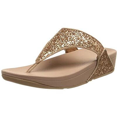 Fitflop Lulu Sandals, Sandalias con cuña Mujer, Oro Rosa, 40 EU Fitflop Lulu Sandals, Sandalias con cuña Mujer, Oro Rosa, 40 EU